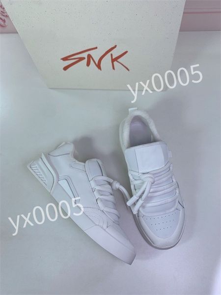 

2023 new luxury designer flat sneaker trainer casual shoes leather white letter overlays fashion platform men womens low sneakers, Black