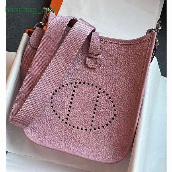

designer bag 5a quality hemrres 2023 premium headcoat tc cowhide evelynn mini wax thread new crossbody bucket bag women