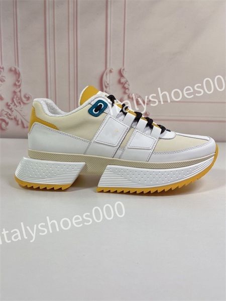 

new r casual shoes woman shoes leather lace up men fashion platform sneakers white black mens womens