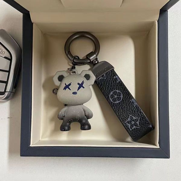 

designer keychain luxury keychain simple fashion keychain men women fashion keychain fashion couple paragraph letter keychain exquisite high, Silver
