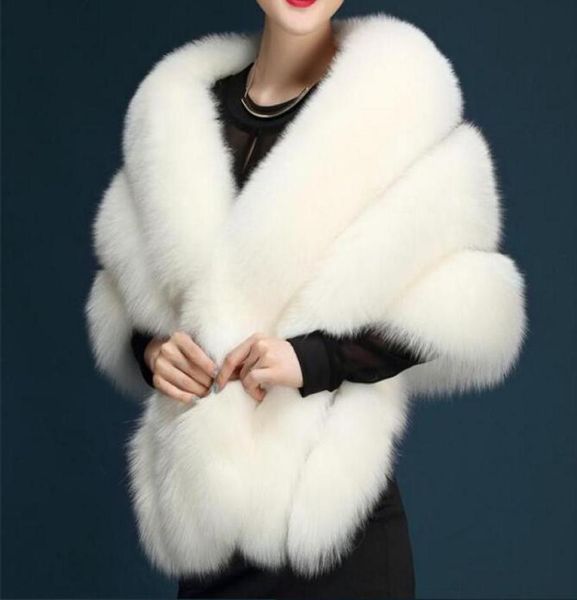 

ivory faux fur wrap evening stoles and wraps faux fur shrug wedding jacket bolero wedding bolero bridal winter coat in stock6532554, White