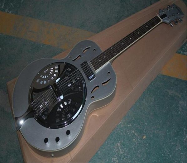 

whole maestro dobro resonator silver grey electric guitar in stock4508640