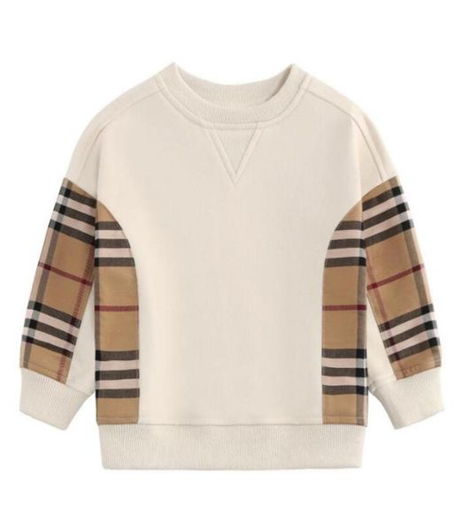 

good quality boys girls sweaters cotton kids long sleeve pullover children plaid casual sweatshirt child sweater3021957, Blue