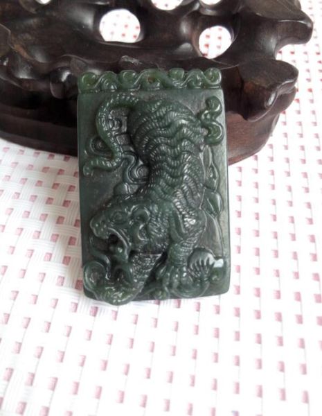 

china039s xinjiang hetian jade tiger pendant with d301233986306, Silver