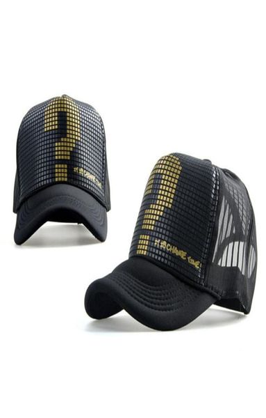 

ball caps whole cacusal men women mesh hat trucker visor adjustable snapback baseball cap couple4496301, Blue;gray