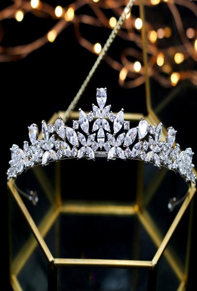 

new tiaras crowns for women hair accessories zircon gold wedding tiara bridal crown wedding hair accessories8661081, Silver