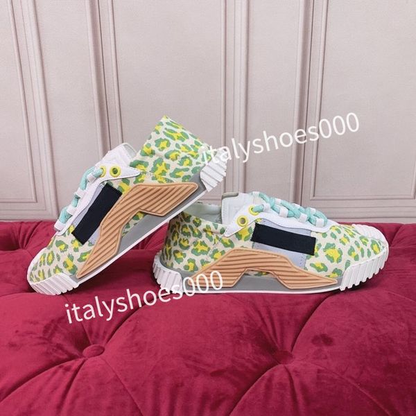 

2023 new luxury designer women fashion sneakers lace up popular flat casual men spring autumn walking shoes white, Black