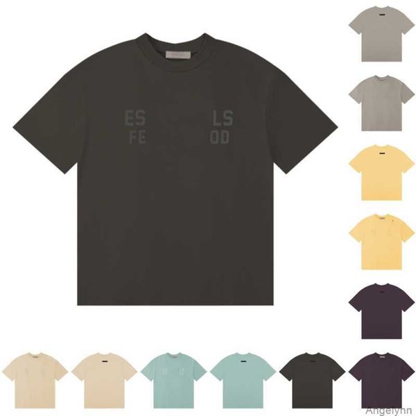 

essentail t shirts mens essent tshirt women designer cotton casual shirt luxurys clothing high street shorts clothes 80ch, White;black