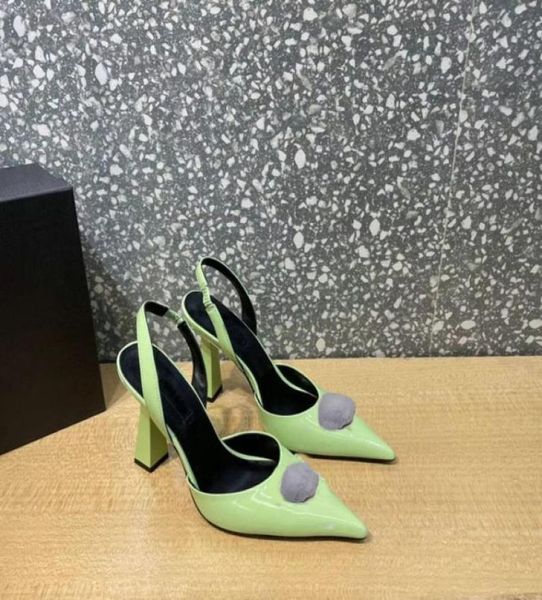 

high end version leather outsole women039s exposed highheeled sandals women 11cm lea ther mule princeton comfortable size 3547337547, Black