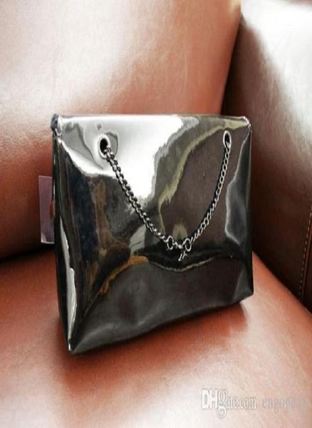 

classic style black pu coat of paint chain bag women handbag cosmetic makeup storage case vip gift bag3110358