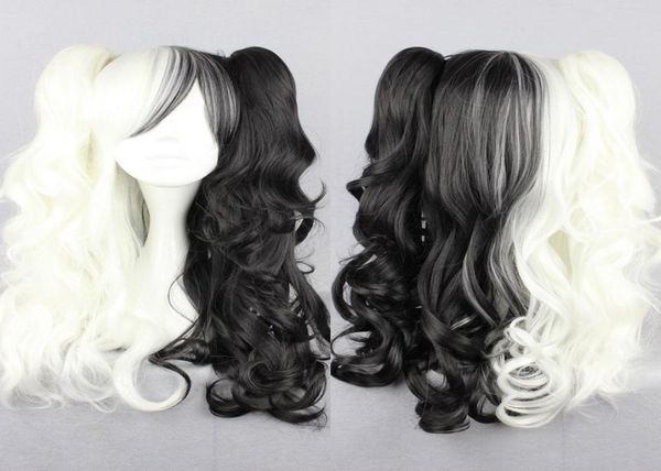 

danganronpa dangan ronpa monokuma long cosplay hair ponytails wigs7479190, Black;brown