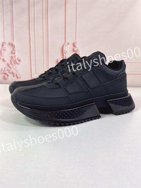 

new luxurys designer casual shoes woman shoes leather lace up men fashion platform sneakers white black mens womens