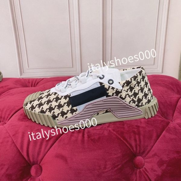 

2023 luxurys designer womens fashion sneakers lace up popular flat casual men spring autumn walking shoes white, Black