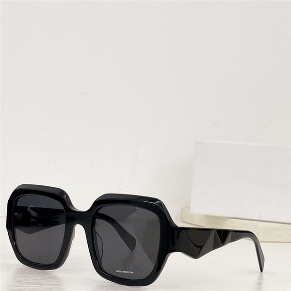 

new fashion acetate sunglasses 28zs oversized design square frame refined three-dimensional temples simple and versatile style uv400 protect, White;black