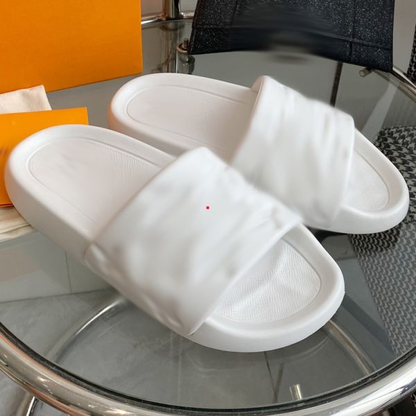 

2023 fashion brand slippers genuine leather flip flop women's sandals summer classic fashion flat anti-skid black brown matte slipper b