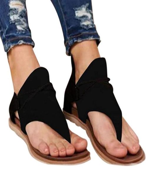 

new sandals summer casual flat luxury ladies canvas gladiator style party shoes5410481, Black