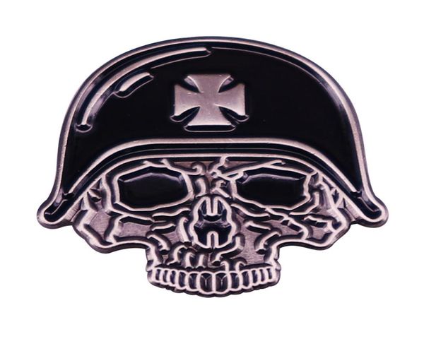 

skull badge pins military jewelry horror brooch badges holloween brooch3306442, Blue