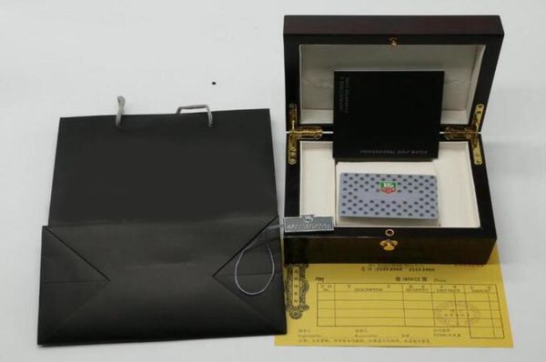 

new boxes original watch box watch packing with brochures cards tg box1483703, Black;blue