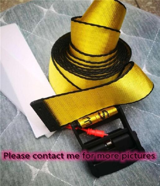 

off fashionable canvas belt leisure waist support yellow belt wellmade men women belts black red 13m 15m 2m3730953, Black;gray