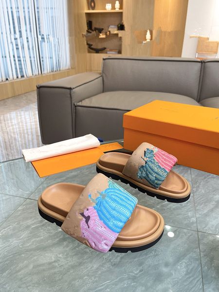 

sandals for women to increase the height of flat bottom fairy style versatile and comfortable rhinestone soft bottom 0522, Black