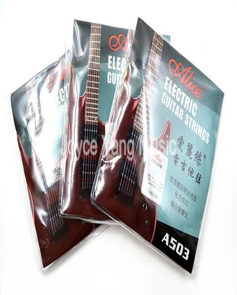 

3 sets of alice a503lsl electric guitar strings steel core plated steelnickel alloy wound string 6480950