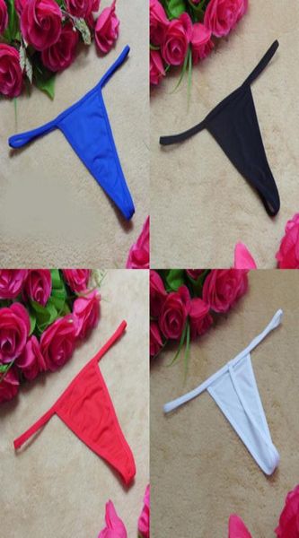 

underwear g string thongs panties t back lingerie women lady solid bikini panty low waist1523243, Red;black