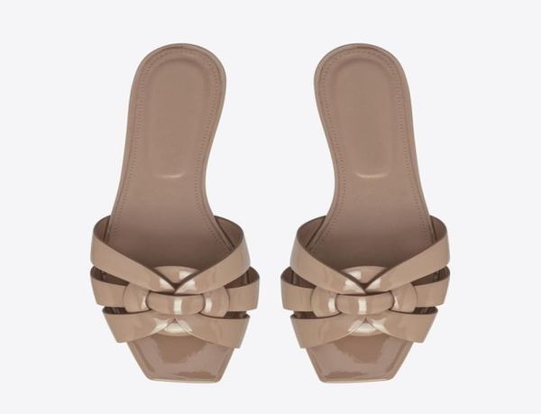 

women tribute sandals woman slippers genuine leather shoes slides with intertwining straps flats7468309, Black