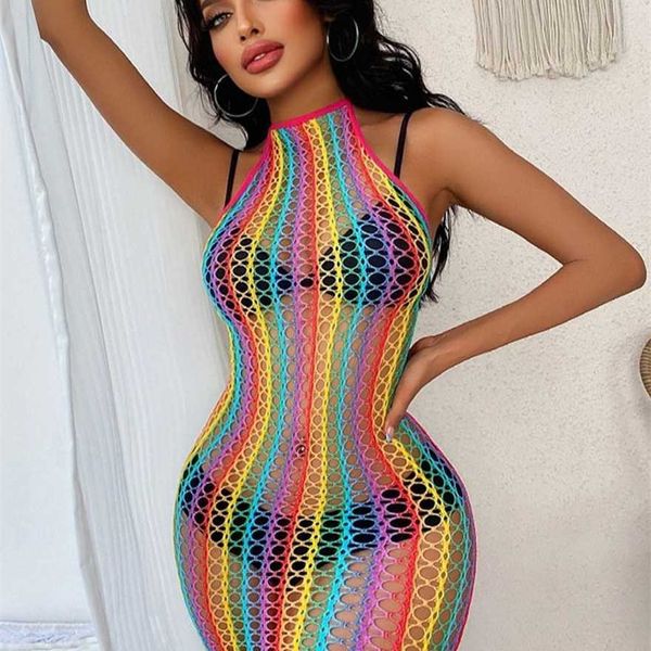 

38% off ribbon factory store women' close fitting colorful beach underwear be carried on narrow fishing net shaped bag, Red;black