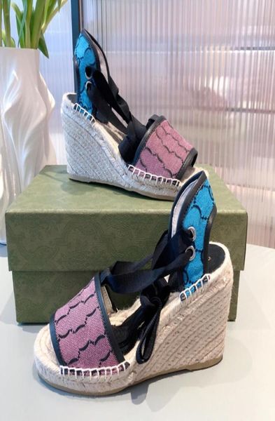 

fashion women039s classic flip flops ladies wedge wedding shoes sandals summer with original box8381503, Black