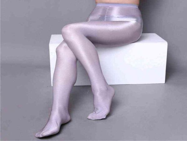 

women pantyhose oil shiny glitter tights glossy sport leggings yoga pants stockings dance club fitness plus size stretch h1229177091