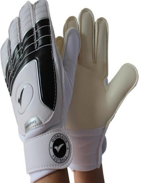 

various size 3 4 5 6 7american football gloves soccer goalkeeper gloves for kids children 039s professional sports protection2208386, White