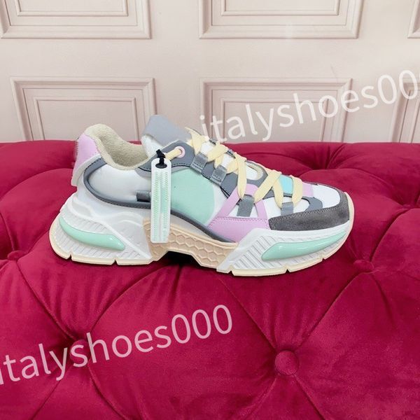 

luxury designer casual shoes woman shoe leather lace up men fashion platform sneakers white black mens womens
