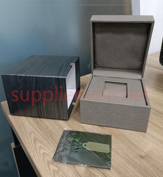 

hjd luxury a designer p grey square watches box cases wood leather material certificate bag booklet full set of men039s and wom6978680, Black;blue