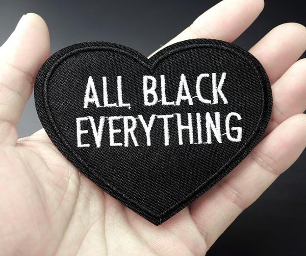 

black heart size75x79cm patch for clothing iron on embroidered sew applique cute fabric badge diy apparel accessories4802046, Blue