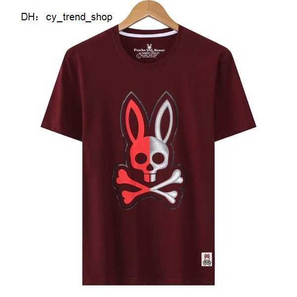 

mens women designers shirt fashion men s casual psycho bunny shirts man clothing street designer shorts sleeve clothes tshirts m-3xl 11, White;black