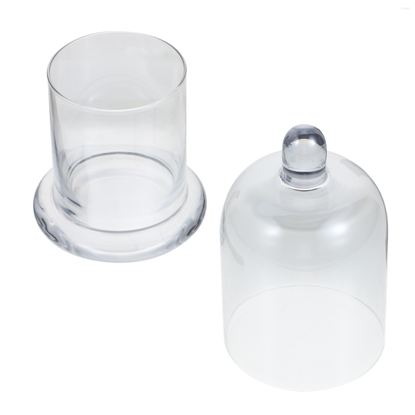 

candle holders cloche dome small glass flower cover eternal display bell jar