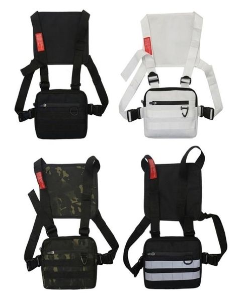 

waist bags streetwear vest chest rig oxford cloth coat hip hop pouching functional tactical belt packs 2208315798996