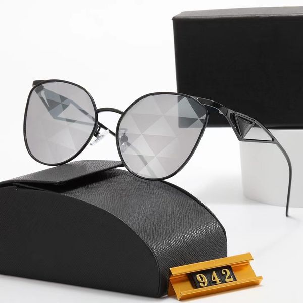 

2023 luxury rectangle sunglasses for women fashion womens brand deisnger full frame uv400 lens summer style small oval come with case945, White;black