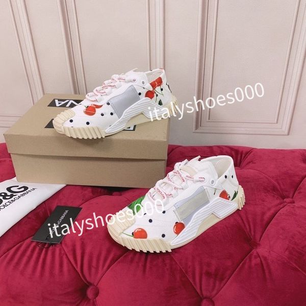 

new designer womens fashion sneakers lace up popular flat casual mens spring autumn walking shoes white, Black