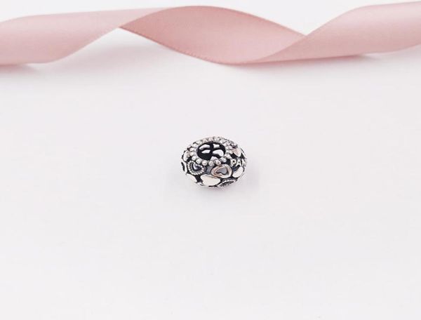 

andy jewel 925 sterling silver beads pandora hearts charm charms fits european pandora style jewelry bracelets necklace 7964614219521, Black