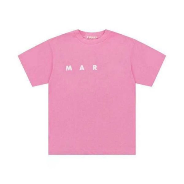 

mens women designer marnis classic trend t shirts cottons man casual shirt luxurys clothing street shorts sleeve clothes 003, White