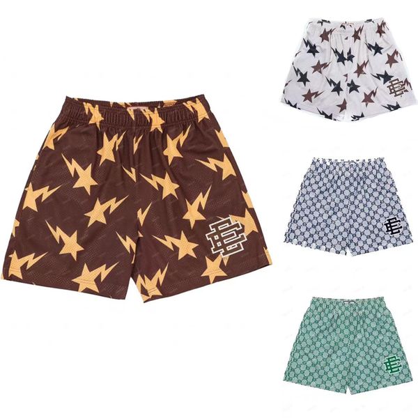 

summer men's fitness shorts swimming trunks thin quick-drying men's casual shorts trend designer 5 pants beach pants, White;black