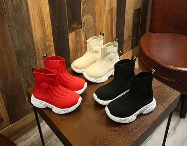 

insole length 1521cm 212 years children girls boys kids sneakers of light and breathable mesh footwear casual socks shoes6558708, Black;red