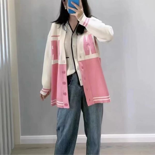 

women's jacket new s-ndro cardigan paired with romantic pink boat anchor knitted cardigan jacket, Black;brown