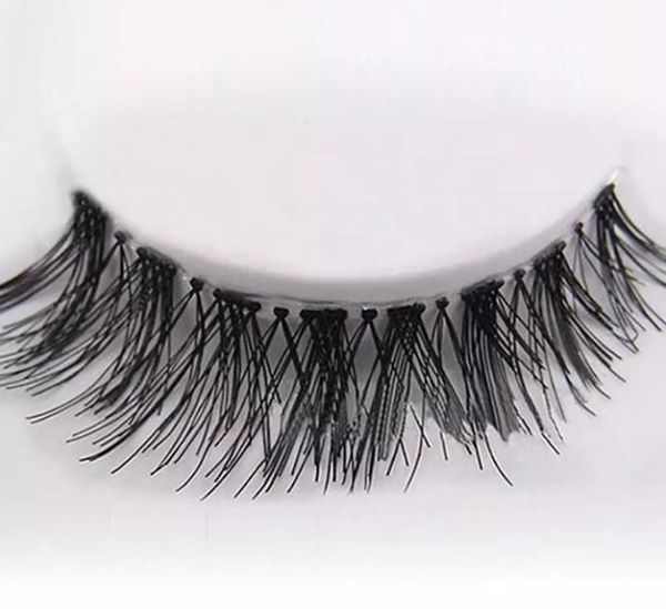 

new 50 pairs lot black natural cross fake false eyelash soft long makeup eye lash extension 2250394