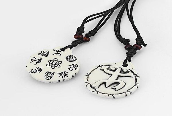 

whole 12 pcs taino frog yak bone imitation white pendant necklace6692588, Silver