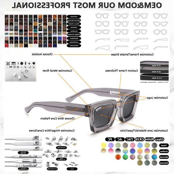 

sunglasses men women designer luxury summer outdoor variety styles with boxes 2023 new china factory custom 2024 sun glasses tac lenses trav, White;black
