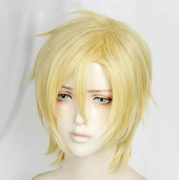 

anime banana fish ash lynx wig heat resistant cosplay hair wigs9766699, Black;brown