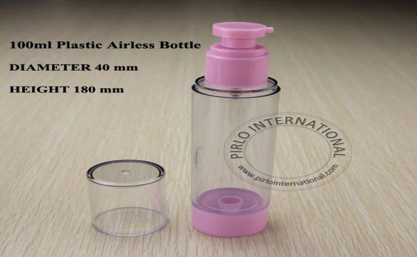 

100ml white emulsion airless bottle lotion pump spray refillable fragrance bottle cosmetic container 10pcslot8646587