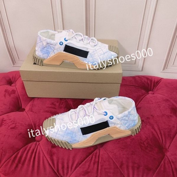 

2023 designer womens fashion sneakers lace up popular flat casual men spring autumn walking shoes white, Black